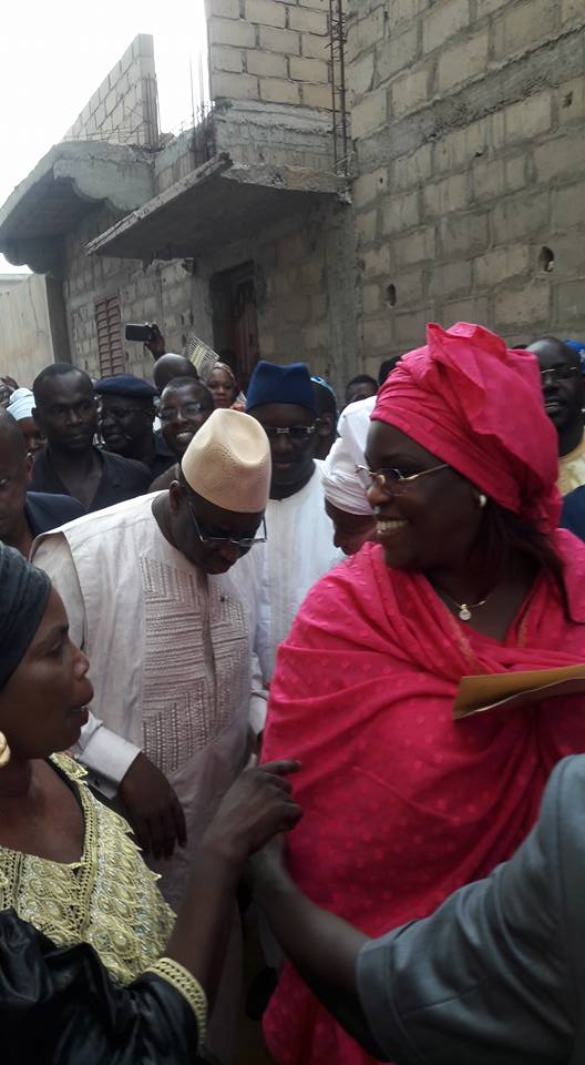 Le Pr Macky Sall et sa dame se sont rendus ce  14 Août en banlieue dakaroise pour...