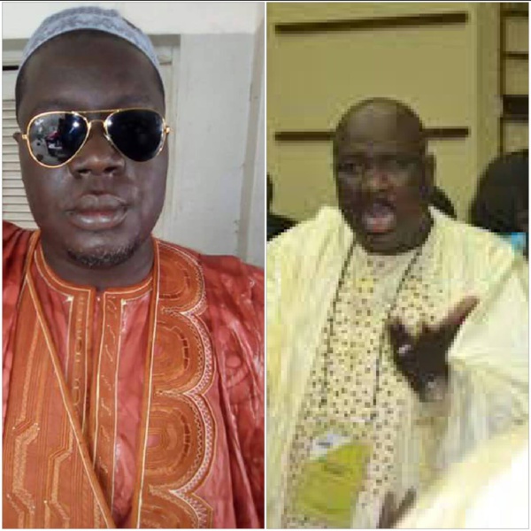 Le conseiller municipal Yira Sarr (en lunettes de soleil)