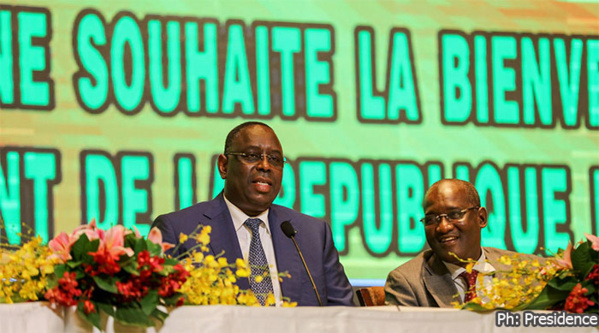 LA CHINE POURRAIT DEVENIR LE PREMIER PARTENAIRE COMMERCIAL DU SÉNÉGAL, SELON MACKY SALL LA CHINE POURRAIT DEVENIR LE PREMIER PARTENAIRE COMMERCIAL DU SÉNÉGAL, SELON MACKY SALL