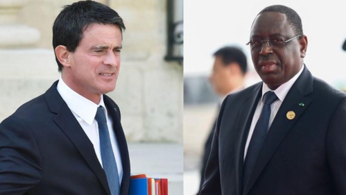 Manuel Valls présente Macky Sall comme son «ami» Manuel Valls présente Macky Sall comme son «ami»