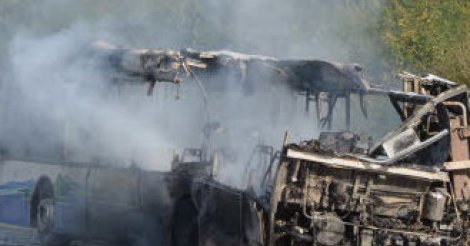 Corniche de Dakar: Un bus de transport d'élèves prend feu