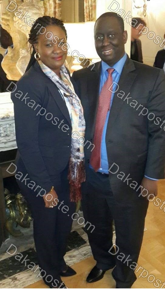 Aliou Sall en compagnie de sa seconde épouse Aissata Sall Aliou Sall en compagnie de sa seconde épouse Aissata Sall