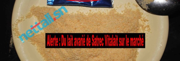 Alerte: du lait avarié de Satrec Vitalait sur le marché