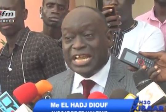 Vidéo : Me El Hadji Diouf : "On a d’innombrables preuves qui prouvent qu'Aliou Sall n'a rien à voir avec ce qu'on lui reproche" Vidéo : Me El Hadji Diouf : "On a d’innombrables preuves qui prouvent qu'Aliou Sall n'a rien à voir avec ce qu'on lui reproche"