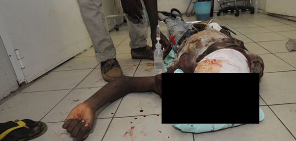 Hôpital Aristide Le Dantec : visite aux mutilés de Rebeuss atteints par balle Hôpital Aristide Le Dantec : visite aux mutilés de Rebeuss atteints par balle