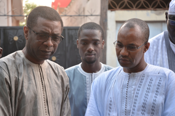 Youssou Ndour et sa délégation à la maison mortuaire Youssou Ndour et sa délégation à la maison mortuaire