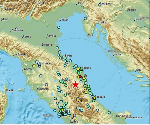 Le centre de l'Italie à nouveau frappé par un séisme