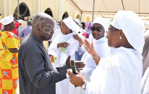 Les images exclusives  de la séance de récital de coran pour Lamine Diack