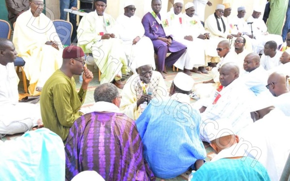 Les images exclusives  de la séance de récital de coran pour Lamine Diack