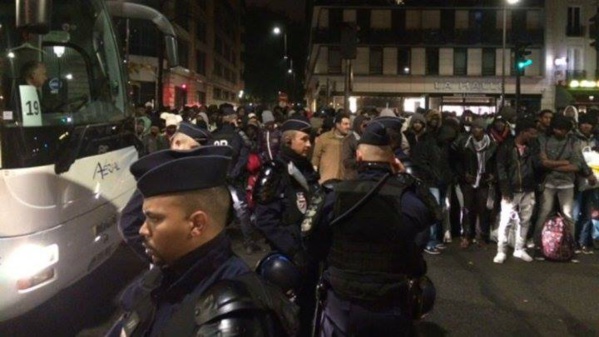 Plus de 3 000 migrants évacués à Paris Plus de 3 000 migrants évacués à Paris