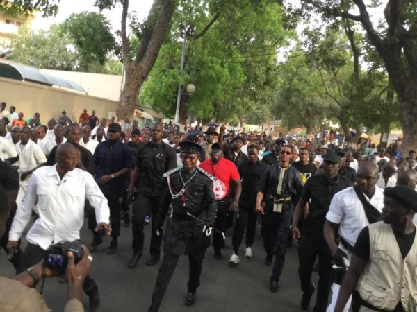 Les images de l'arrivée de Serigne Modou Kara Mbacké à Thiès