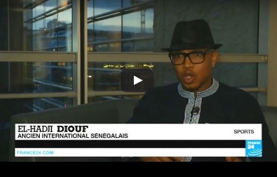 El-Hadji Diouf sur France 24 : «Je sais que je peux être très utile pour cette CAN 2017 à venir»