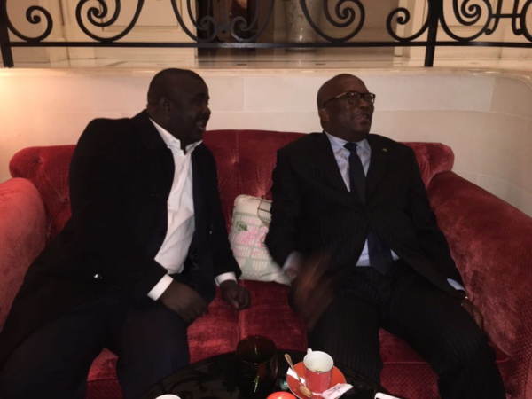 A Paris pour les besoins d'une série de manifestations, le Pr Kaboré du Burkina Faso reçoit son ami personnel Lahad Ndiaye A Paris pour les besoins d'une série de manifestations, le Pr Kaboré du Burkina Faso reçoit son ami personnel Lahad Ndiaye