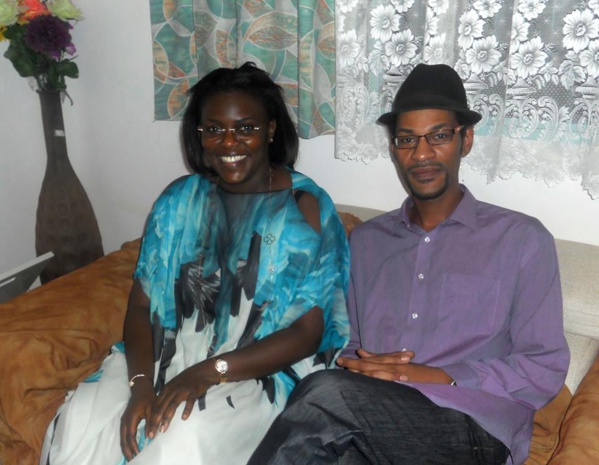 Maxime Sene avec Avec la 1ere dame du SENEGAL Marieme FAYE SALL