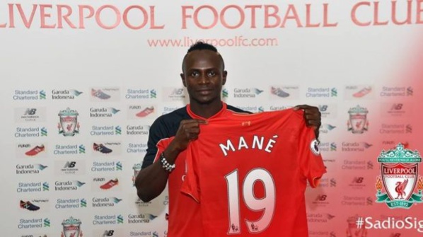 Sadio Mané dans le Top 10 des maillots les plus vendus de Premier League
