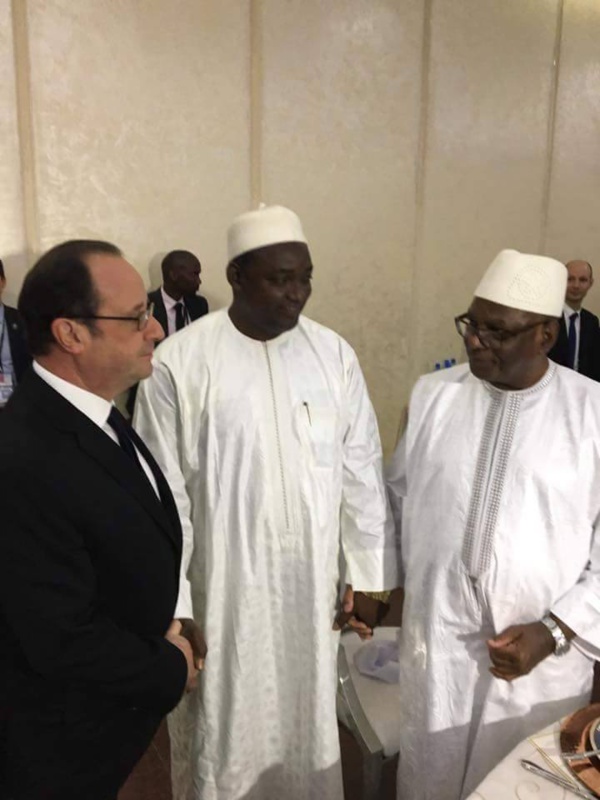 Les images du Pr Adama Barrow présent au sommet Afrique-France à Bamako Les images du Pr Adama Barrow présent au sommet Afrique-France à Bamako