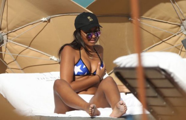 Des nouvelles photos, Sasha Obama montre ses courbes À Miami