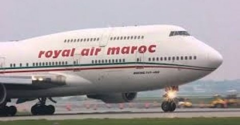 Un avion de la Royal Air Maroc en route pour Banjul