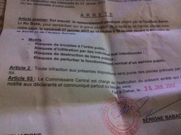 Panne de l'appareil de radiothérapie de Dantec: le préfet interdit la manifestation de ce vendredi