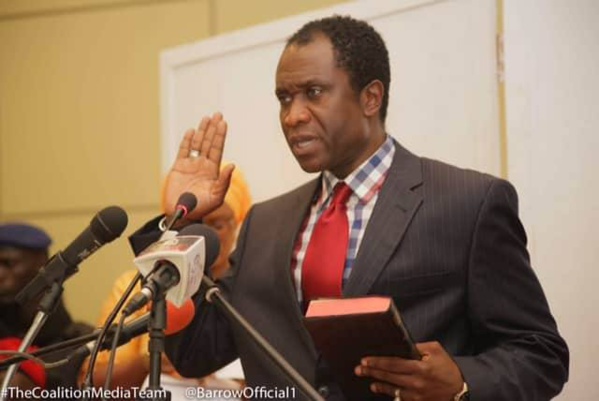 Gambie : le Président Barrow en eaux troubles...Le nouvel homme fort de la Gambie enrôle dans son gouvernement un repris de justice...
