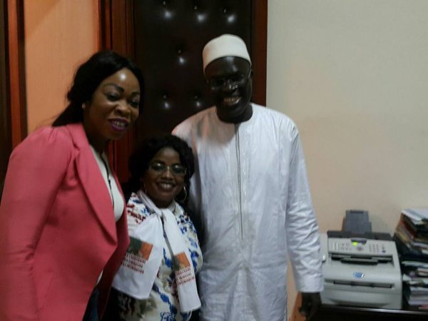  Aby Ndour Chez Khalifa Sall aprés son audition