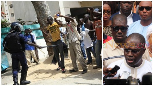 La sécurité du tribunal renforcée, signe prémonitoire de l'inculpation de Khalifa Sall La sécurité du tribunal renforcée, signe prémonitoire de l'inculpation de Khalifa Sall