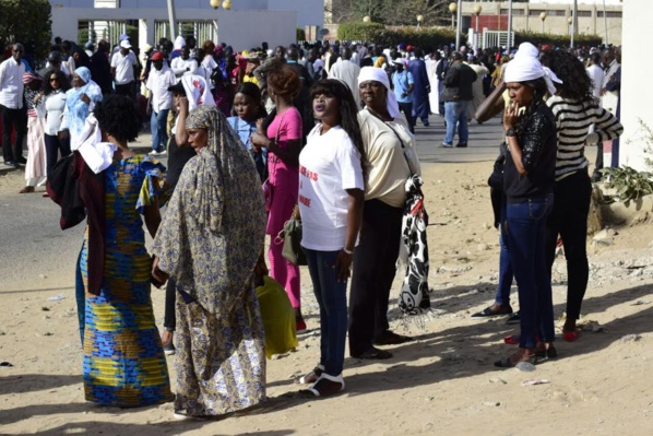Les images du rappel des troupes des partisans de Khalifa Sall