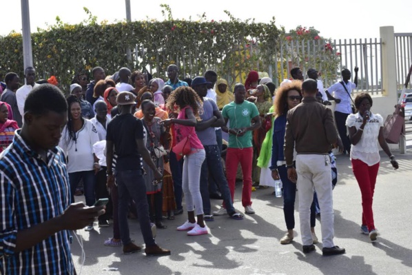Les images du rappel des troupes des partisans de Khalifa Sall