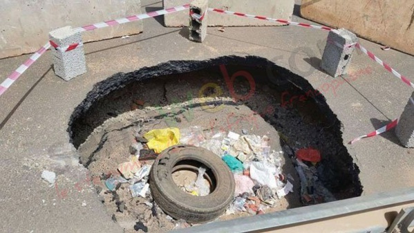 «Pont de l’Émergence» : Une partie de la route s'affaisse «Pont de l’Émergence» : Une partie de la route s'affaisse