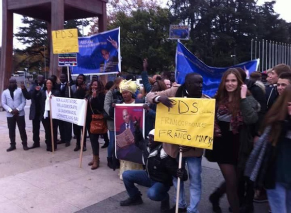 Rassemblement des Sénégalais de la Suisse contre le Président Macky SALL