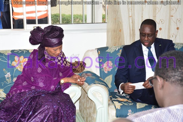 Les images exclusives du Pr Macky présentant ses condoléances chez Me Aissata Tall Sall
