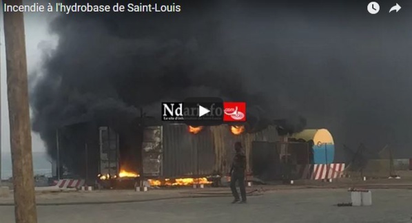 Vidéo : Le film de l’incendie au port de Saint-Louis