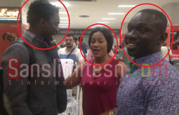 PHOTOS - Pape Diouf et son épouse Bébé Basse croisent Wally Seck à …