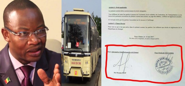 DAKAR DEM DIKK : Quand Me Moussa Diop loue des bus  à... Me Moussa Diop