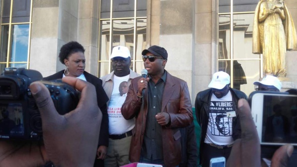 Rassemblement pour la libération de Khalifa Sall : Paris imite Dakar Rassemblement pour la libération de Khalifa Sall : Paris imite Dakar