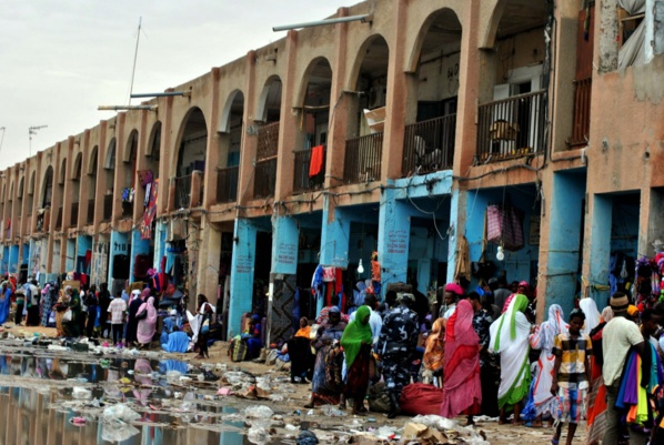 Les commerçants du marché de la capitale Mauritanienne refusent un ordre d’évacuation établi par les autorités