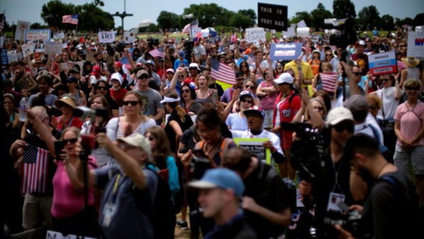 ETATS-UNIS : vague de manifestations contre la politique de Donald Trump ETATS-UNIS : vague de manifestations contre la politique de Donald Trump