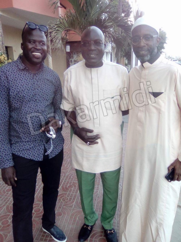 Première apparition après sa sortie, Daouda Mbow s’affiche aux côtés de Bouba Ndour et de Pape Ndiaye Gualgou