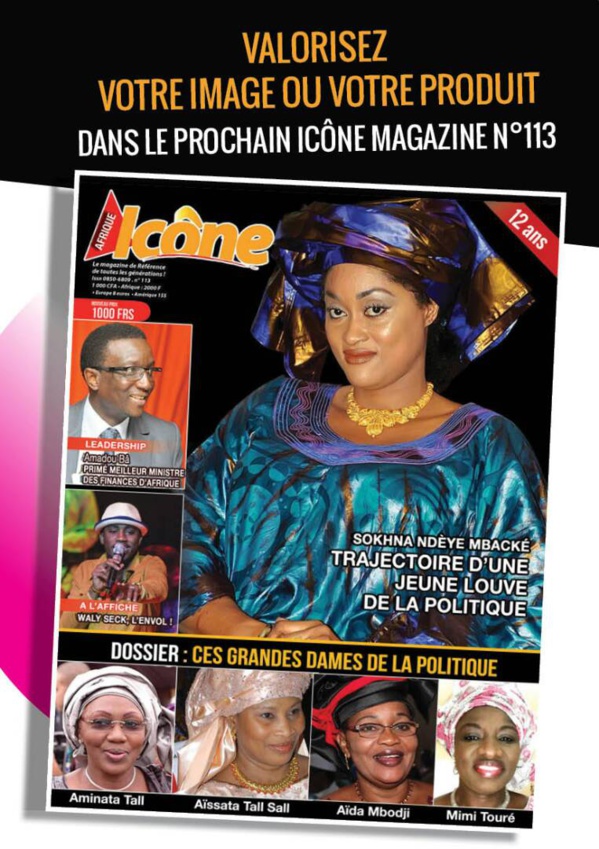 Voici la couverture de votre journal ICONE MAGAZINE N:113 Voici la couverture de votre journal ICONE MAGAZINE N:113