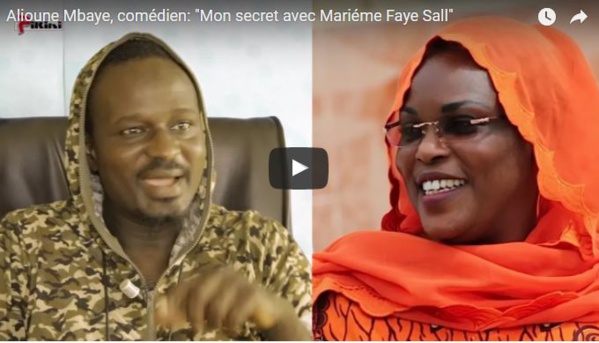 Alioune Mbaye, comédien: « Mon secret avec Mariéme Faye Sall »