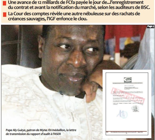 Accord Myna – Aser : Les explications alambiquées de Pape Aly Guèye Accord Myna – Aser : Les explications alambiquées de Pape Aly Guèye