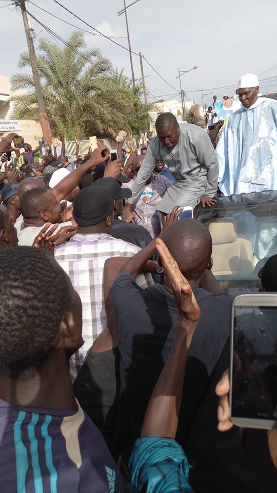 Qui l'aurait cru? Bamba Fall en compagnie de Wade