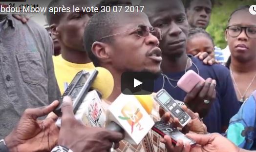 La réplique d'Abdou Mbow à Idy La réplique d'Abdou Mbow à Idy