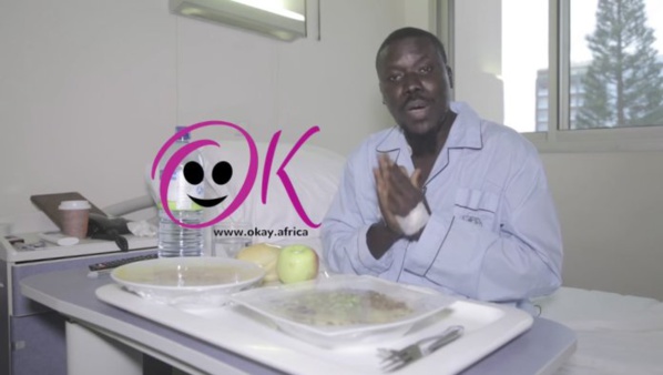 (VIDEO) Le comédien DIOP réagit depuis l’hôpital (VIDEO) Le comédien DIOP réagit depuis l’hôpital