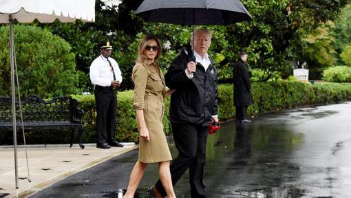 Donald Trump à la rencontre des sinistrés de Harvey