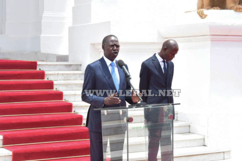 Photos : Mahammed Boun Abdallah Dionne remet la démission du gouvernement au président Macky Sall