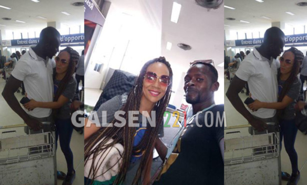 (02 photos + Vidéo) Regardez l’arrivée de Malika la femme de Assane Diouf à Dakar