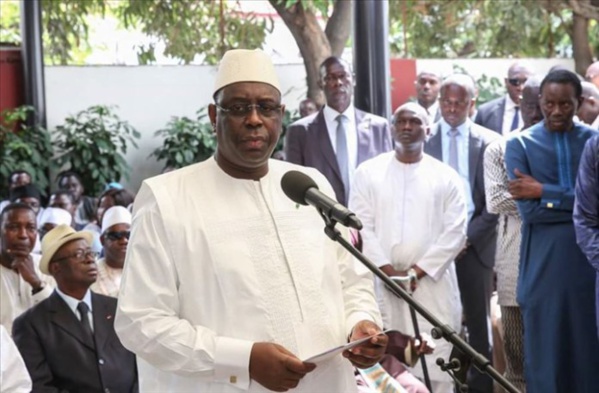 Macky Sall aux funérailles de Djibo Ka