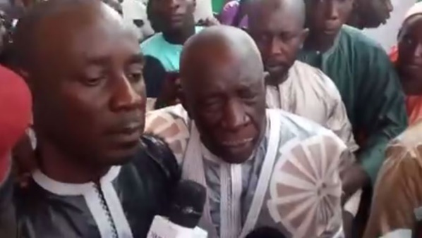 Haj Mansour Mbaye inconsolable suite au rappel à Dieu de Al Amine