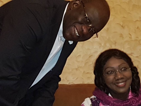 Arrêt sur image! Le Pr Mbagnick Diop et la Présidente du CESE Mme Aminata Tall Arrêt sur image! Le Pr Mbagnick Diop et la Présidente du CESE Mme Aminata Tall